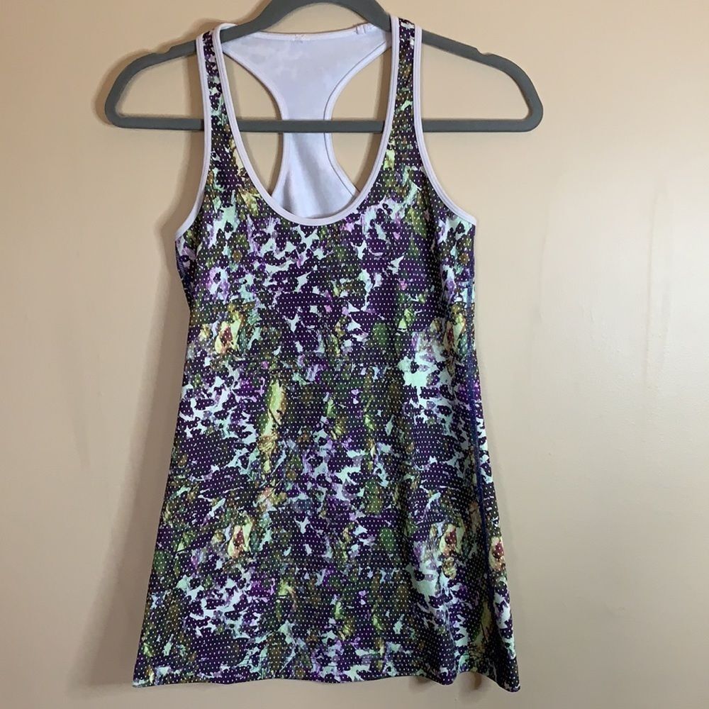 Lululemon Cool Racerback Floral Sport Tank Top